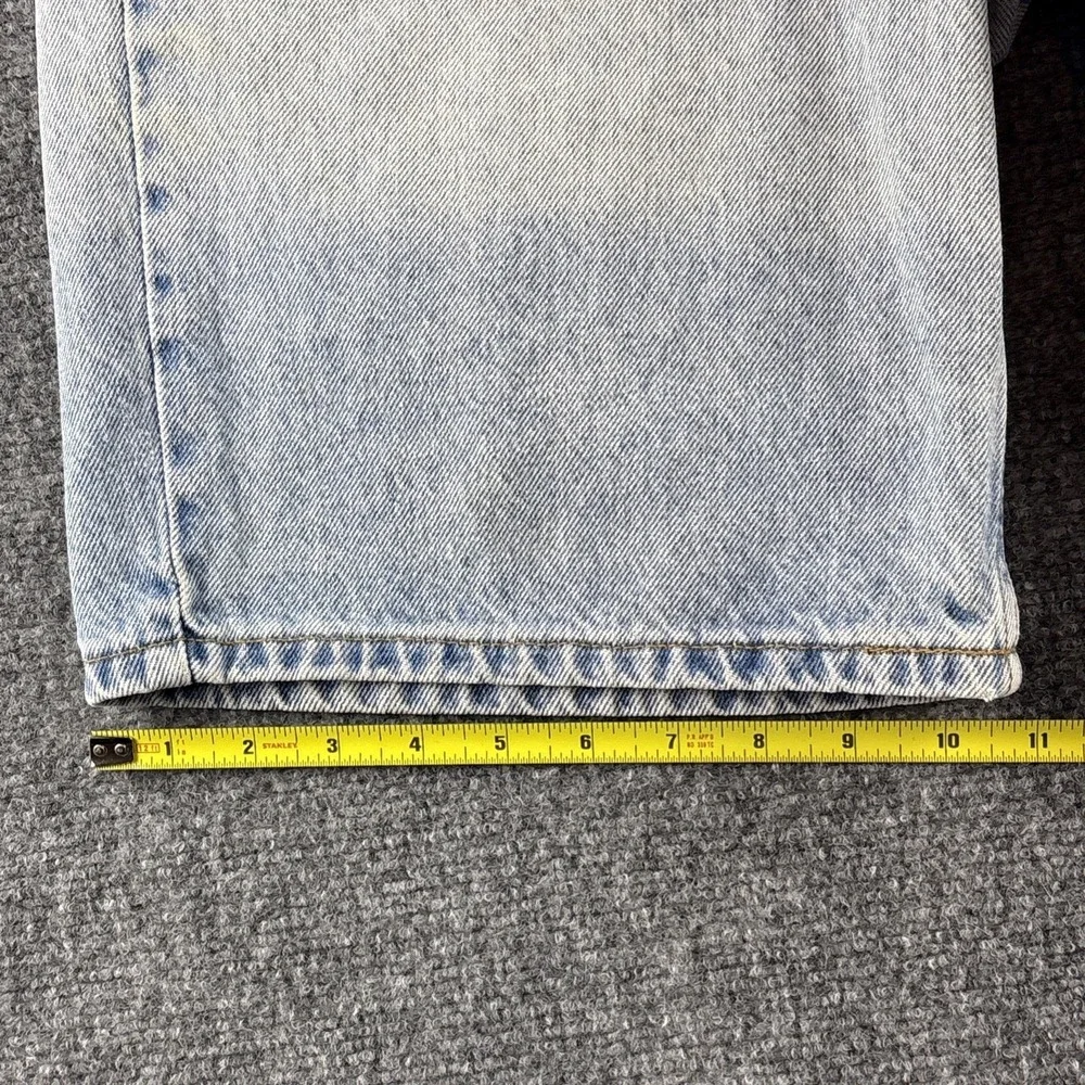 Vintage 90s Levi's 550 Orange Tab Shorts W34 Blank Tab Rare Light Wash Jorts